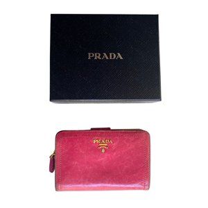 Prada Pink Vitello Wallet